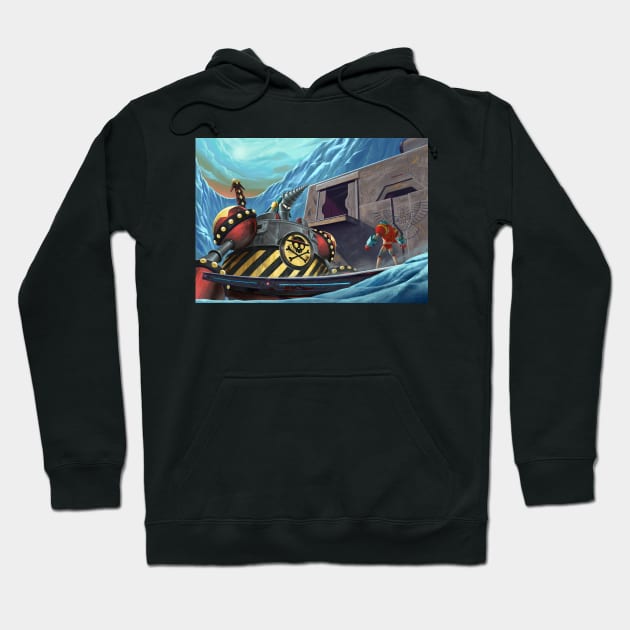 Iron Pirate Hoodie by RodsArtPortal